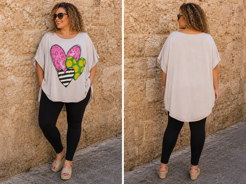 Blusa corazon