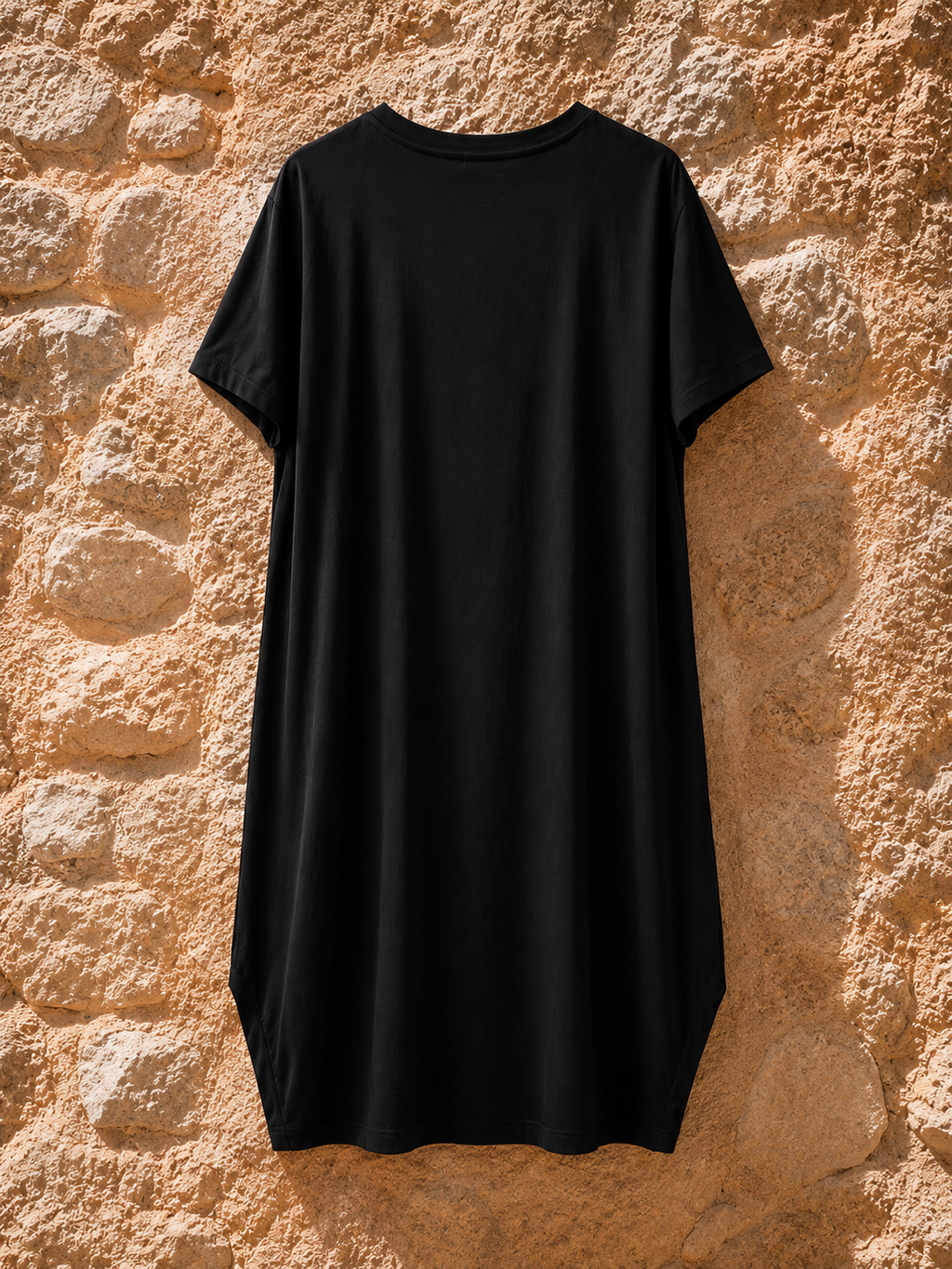 Vestido Midi negro Flor
